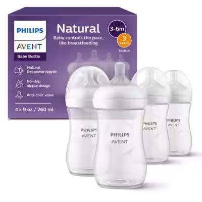 Philips Avent Natural Response Baby Bottle 9oz 4 Pack Review 2026: Is the Amazon Bestseller Worth the Hype? - Product Image