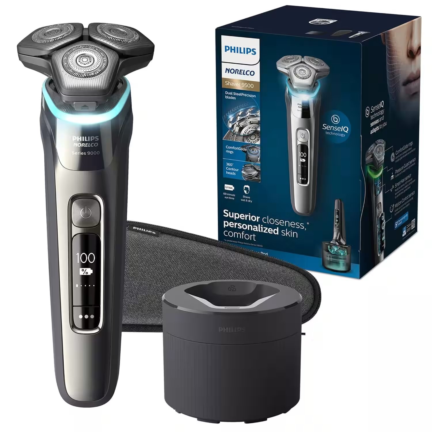 Philips Norelco Shaver 9500 Rechargeable Wet Dry S9985 Review