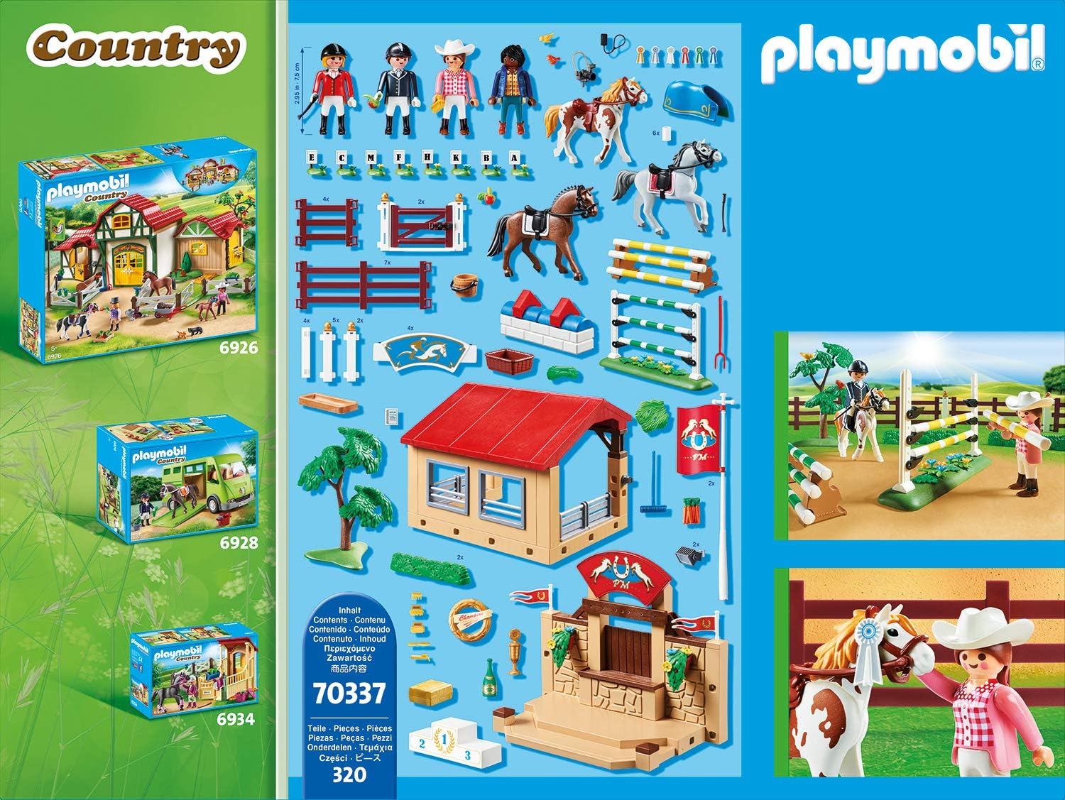 Playmobil Country Horse Farm 70337 Building Set - Key Specifications