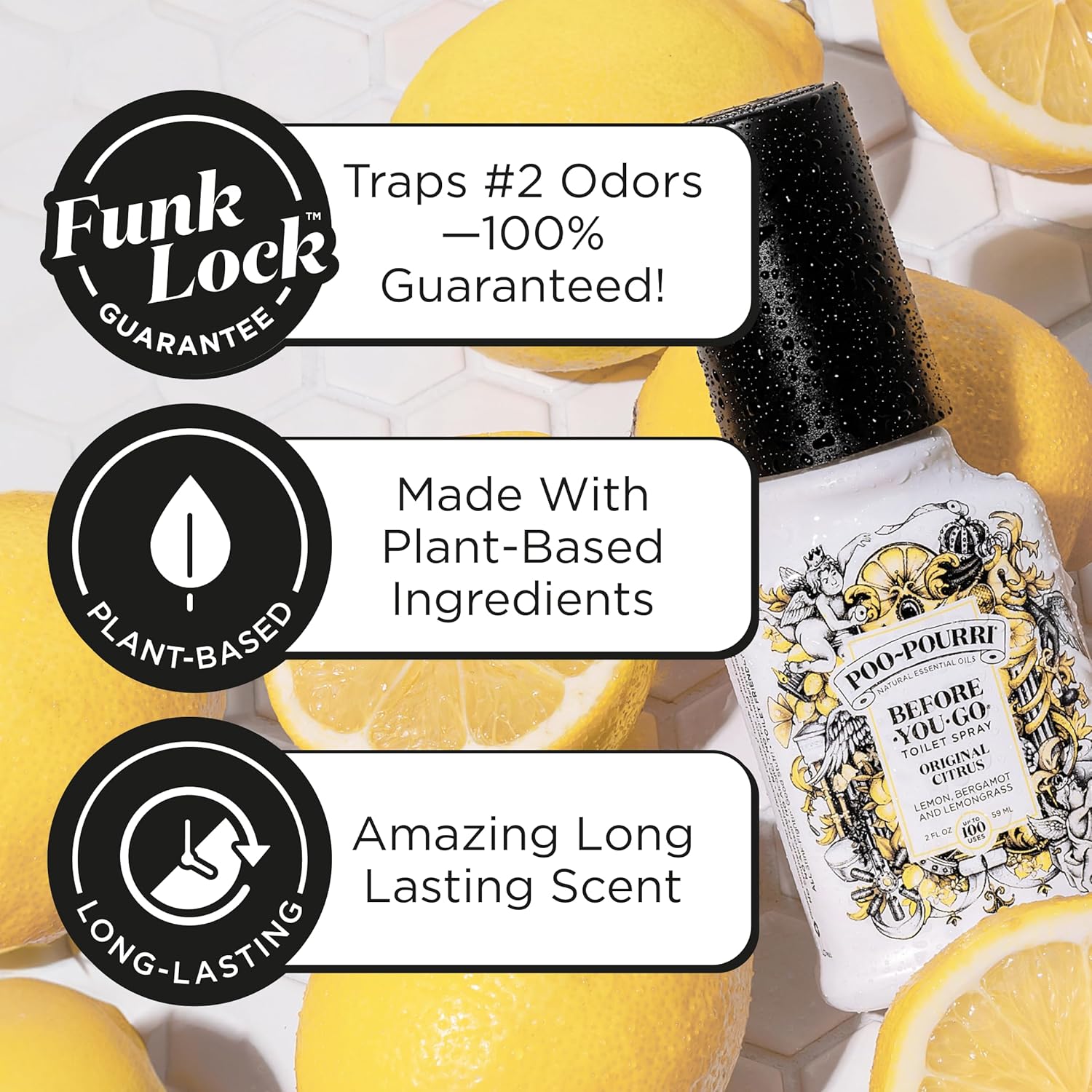 Poo-Pourri Before-You-Go Toilet Spray Original Citrus 4oz - Key Specifications