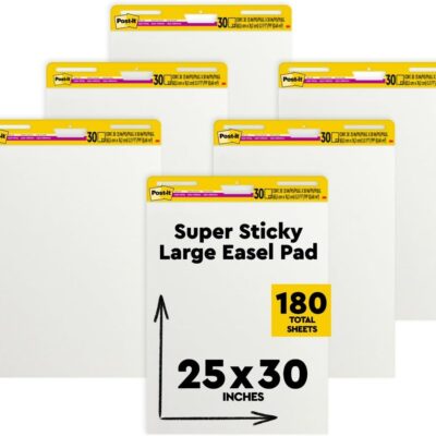 Post-it Super Sticky Easel Pad 25 x 30 Inch 6 Pack Review 2026: Our Honest Verdict After Weeks of Testing - Product Image