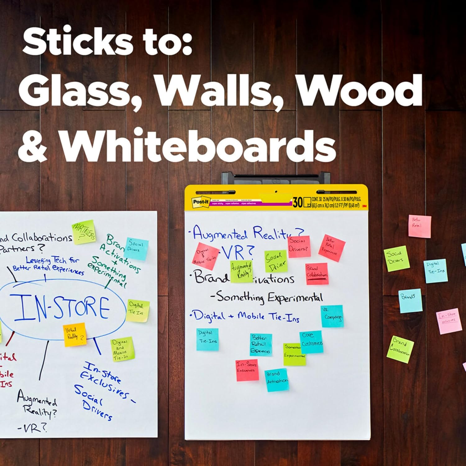 Post-it Super Sticky Easel Pad 25 x 30 Inch 6 Pack - Performance Testing