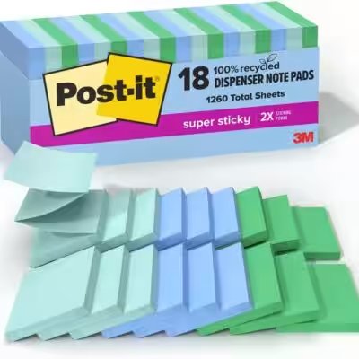 Post-it Super Sticky Notes 3x3 Inches 24 Pads Review — 25,000+ Amazon Ratings Later, Here's Our Honest Verdict - Product Image