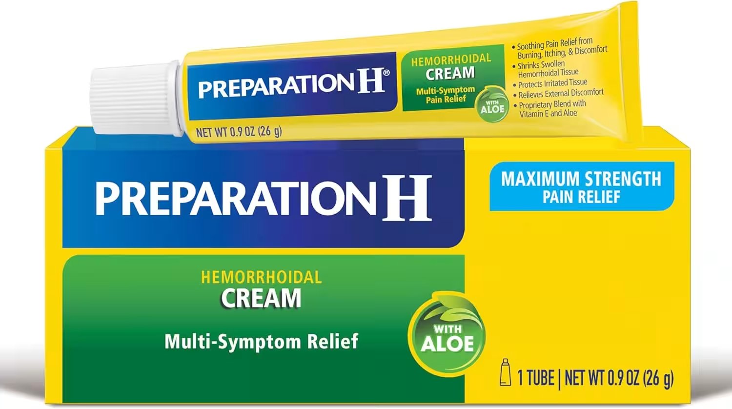 Preparation H Hemorrhoidal Cream Maximum Strength 0.9oz Review