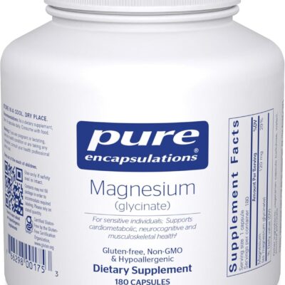 Pure Encapsulations Magnesium Glycinate 120 Capsules Review: We Tested the Amazon Bestseller So You Don't Have To - Product Image