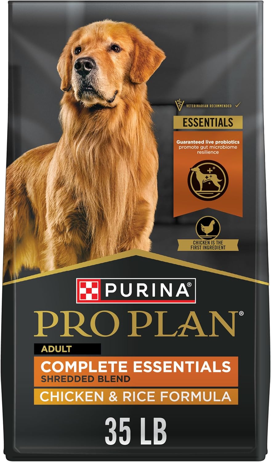 Purina Pro Plan High Protein Dog Food, Chicken and Rice, 35 lb Review