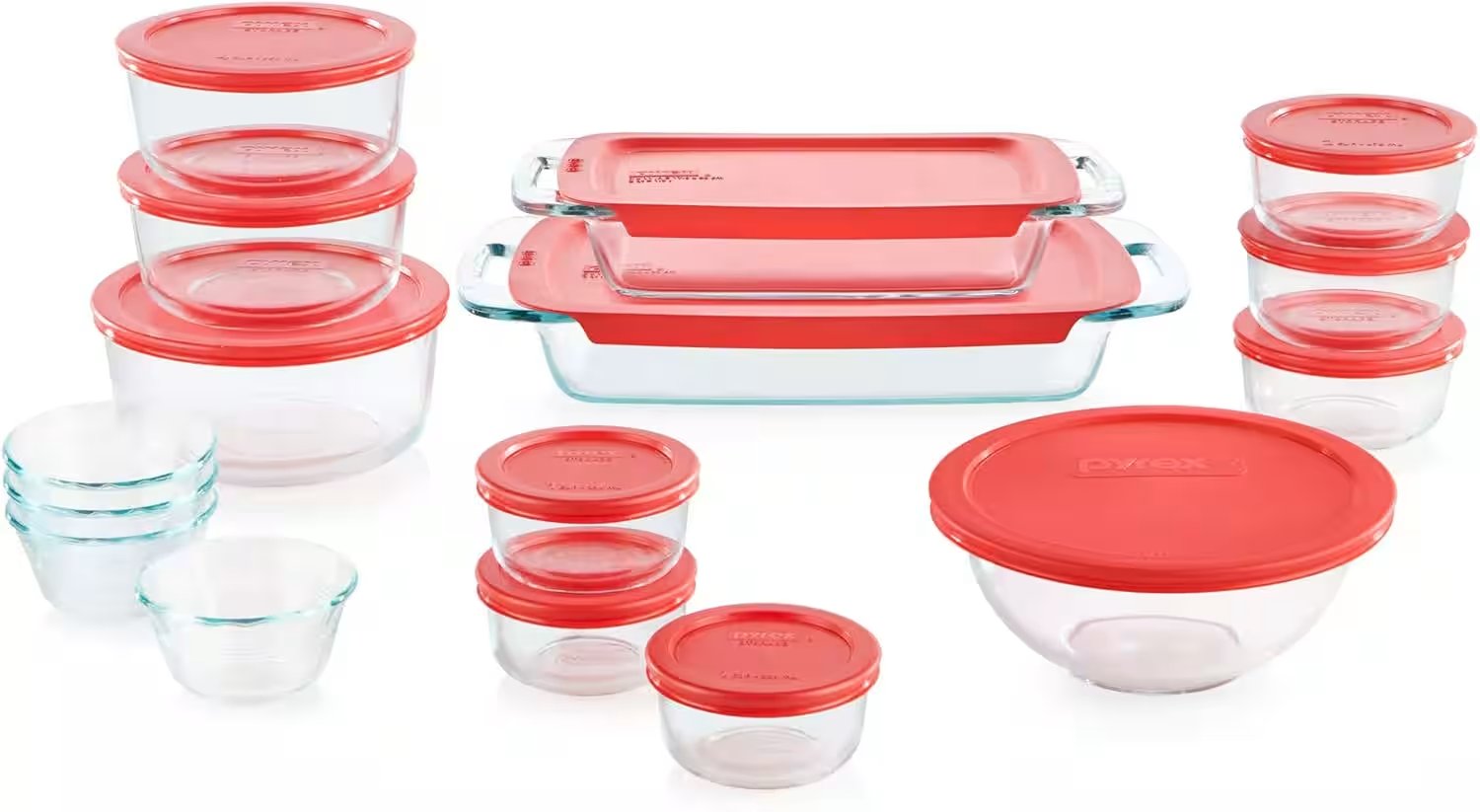 Pyrex Easy Grab Glass Bakeware 28 Piece Set Review