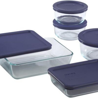 Pyrex Simply Store 10 Piece Glass Food Storage Set Review: Best Home & Kitchen Pick Under $15? - Product Image