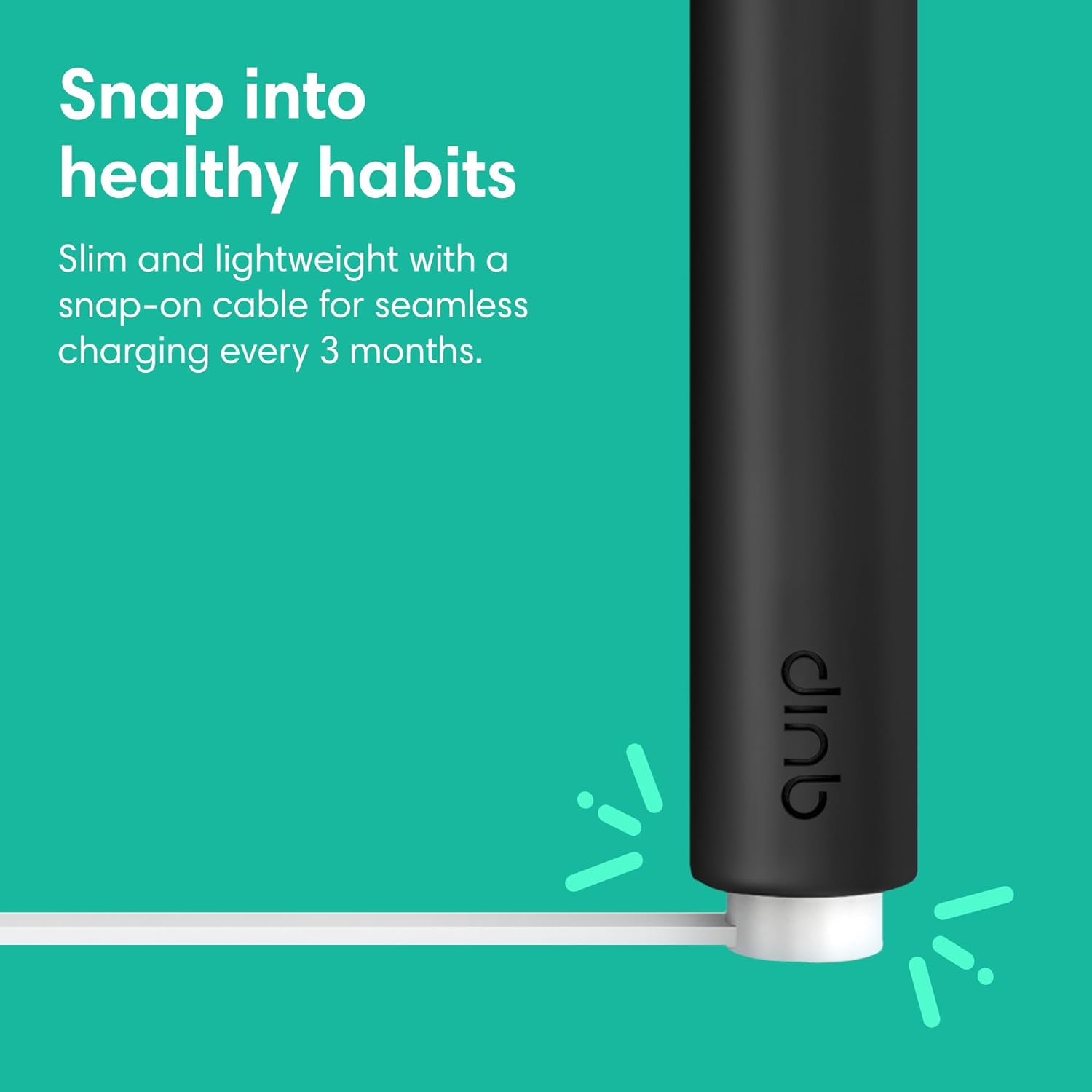 Quip Smart Electric Toothbrush Rechargeable - Design and Build Quality