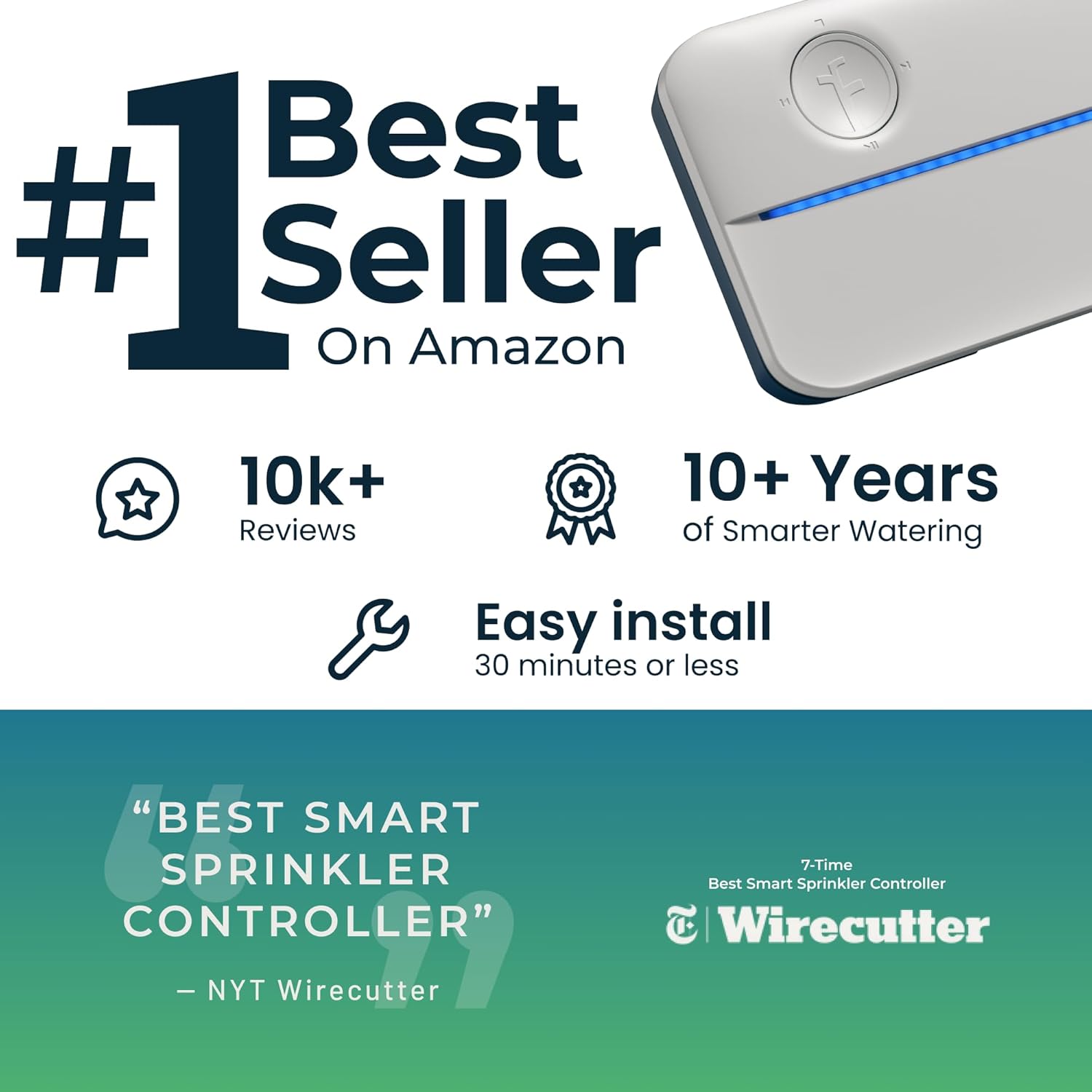 Rachio 3 Smart Sprinkler Controller 8 Zone - Key Specifications