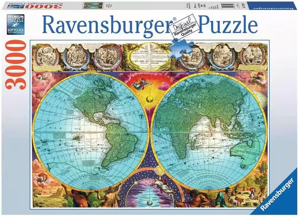 Ravensburger Puzzle 3000 Piece World Map Antique Review: We Tested the Amazon Bestseller So You Don't Have To - Product Image