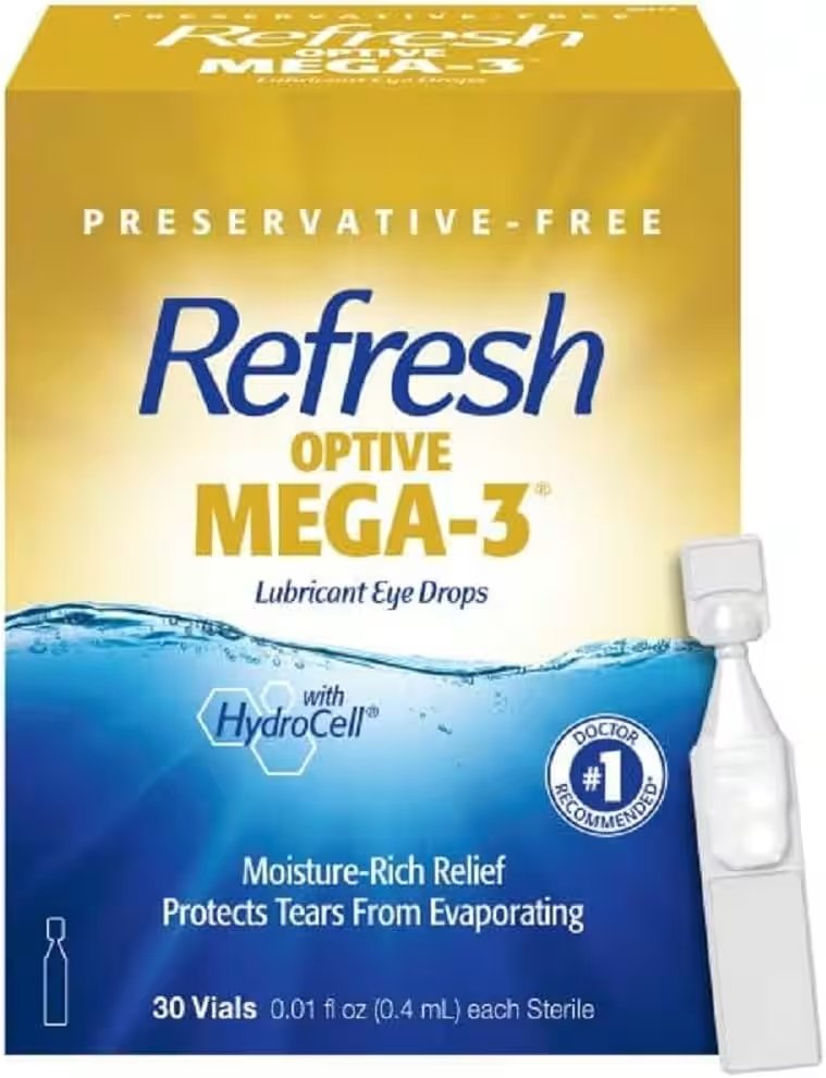 Refresh Optive Mega-3 Lubricant Eye Drops 0.4oz Review: Why 15,000+ Amazon Buyers Can't Stop Raving About It - Product Image