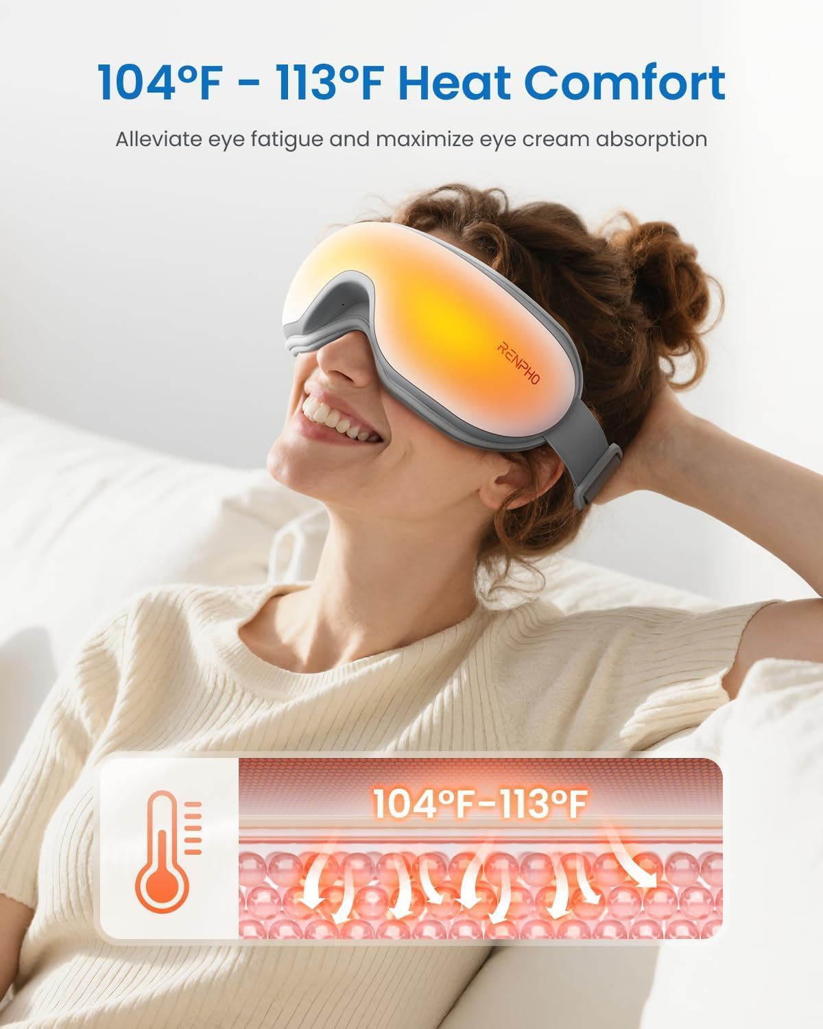 Renpho Eyeris 1 Eye Massager Heated - Design and Build Quality