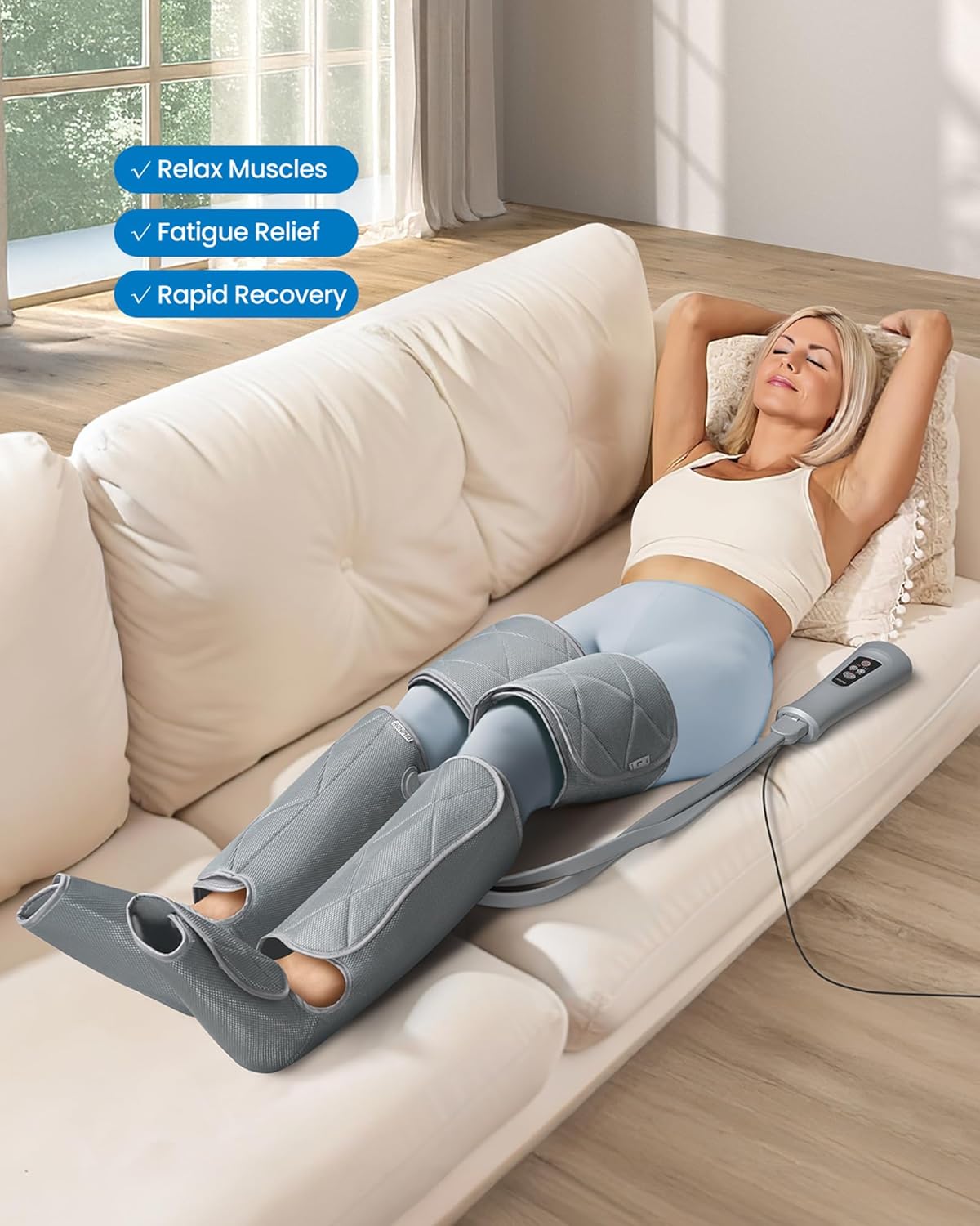 Renpho Leg Massager Air Compression for Circulation - Performance Testing