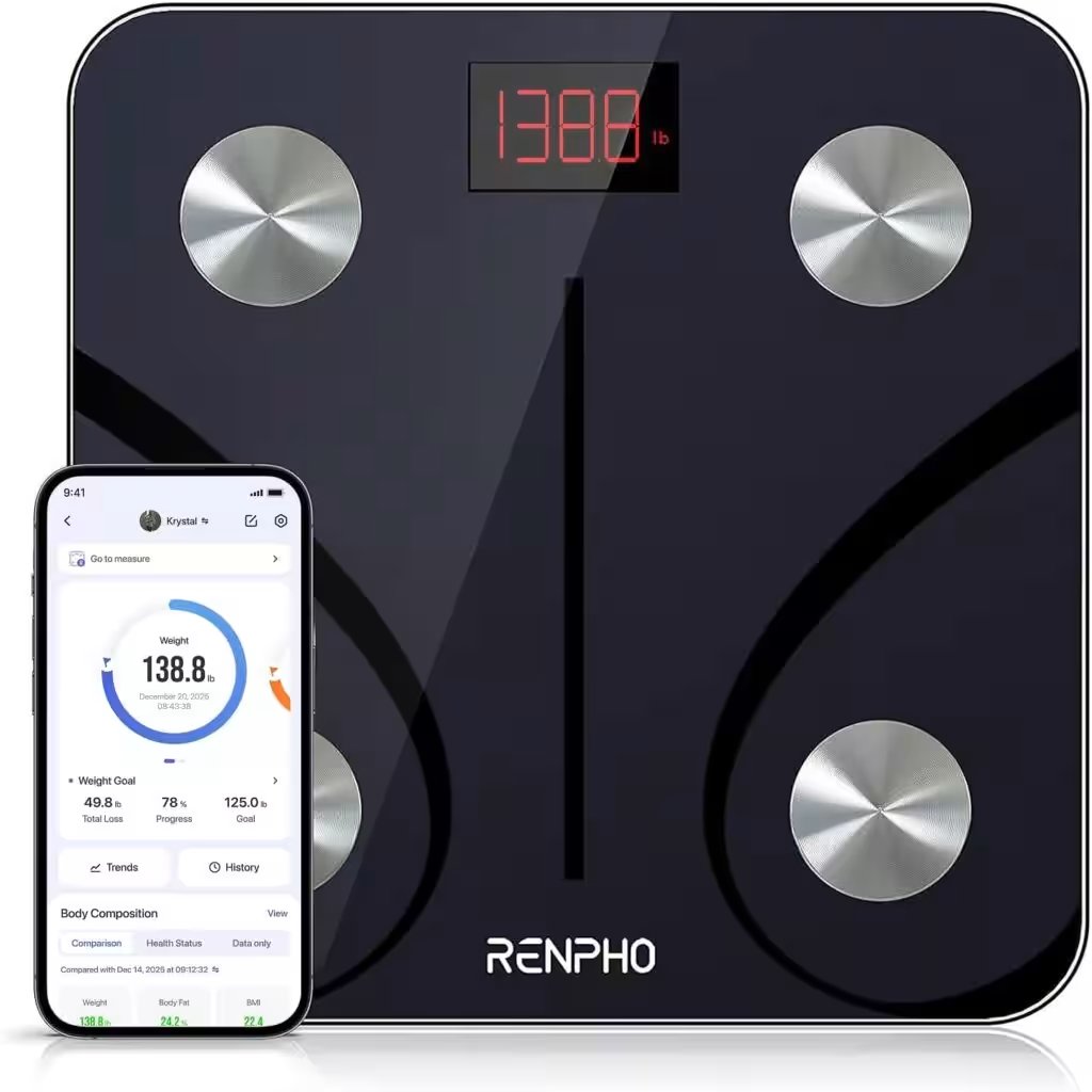 Renpho Smart Body Fat Scale Bluetooth Digital BMI Review: Is This Top-Rated Amazon Pick Worth $10? - Product Image