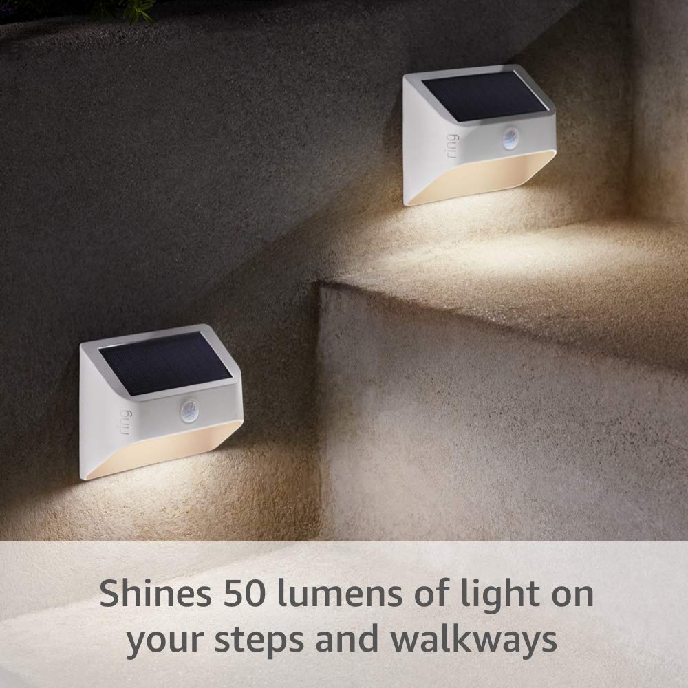 Ring Smart Lighting Solar Steplight Battery 2 Pack - Design and Build Quality