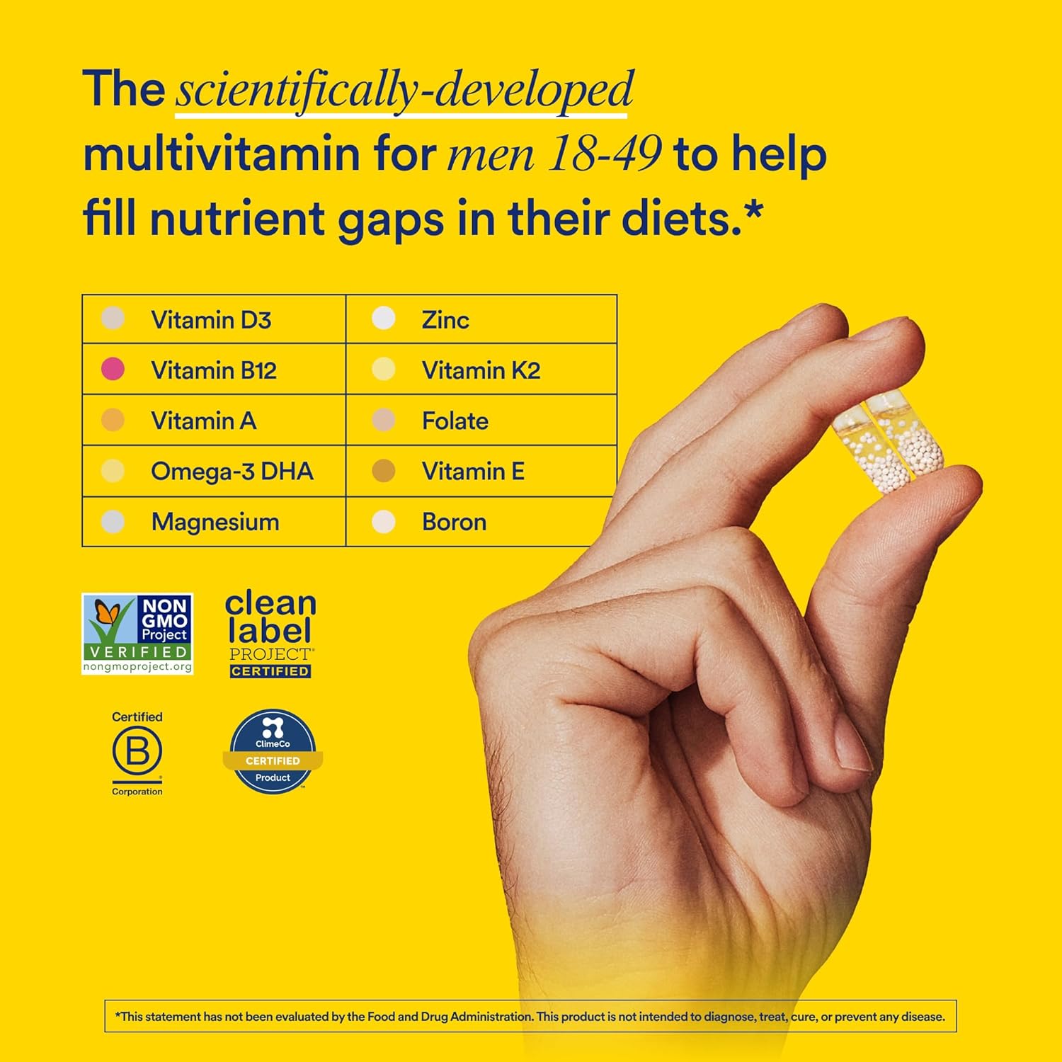 Ritual Essential Multivitamin for Men 18 Plus 30 Day - Key Specifications