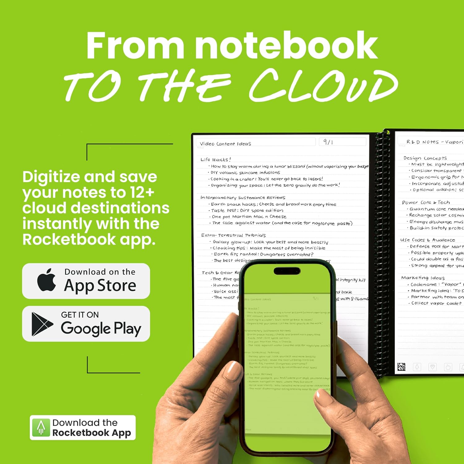 Rocketbook Core Smart Reusable Notebook Letter Size - Performance Testing