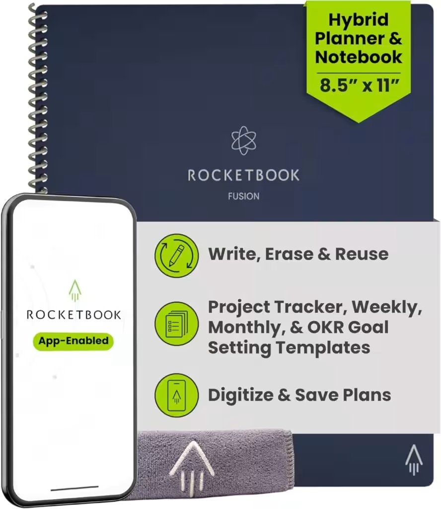 Rocketbook Fusion Smart Reusable Notebook Letter Size Review: We Tested the Amazon Bestseller So You Don't Have To - Product Image