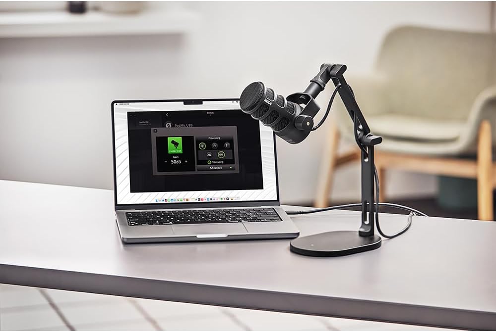 Rode PodMic USB Dynamic Podcasting Microphone - Key Specifications