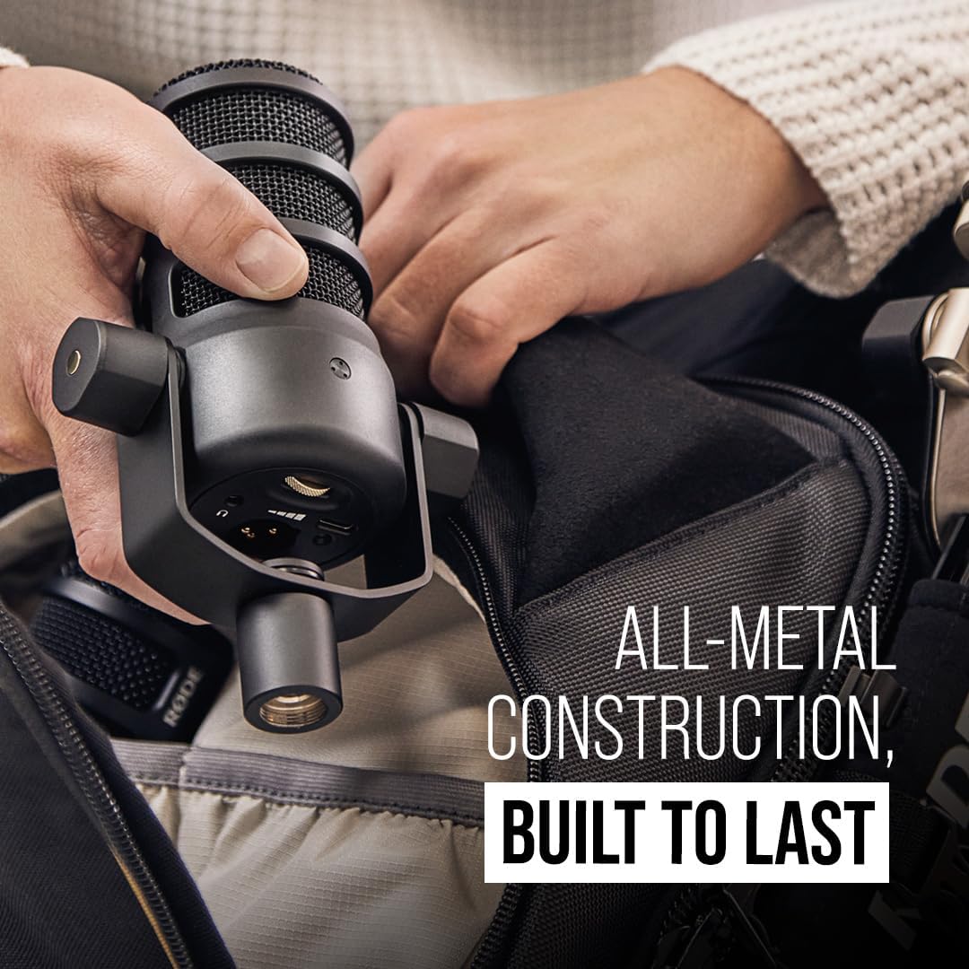 Rode PodMic USB Dynamic Podcasting Microphone - Design and Build Quality