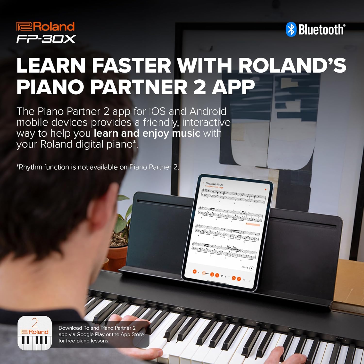 Roland FP-30X Digital Piano 88 Key - Design and Build Quality