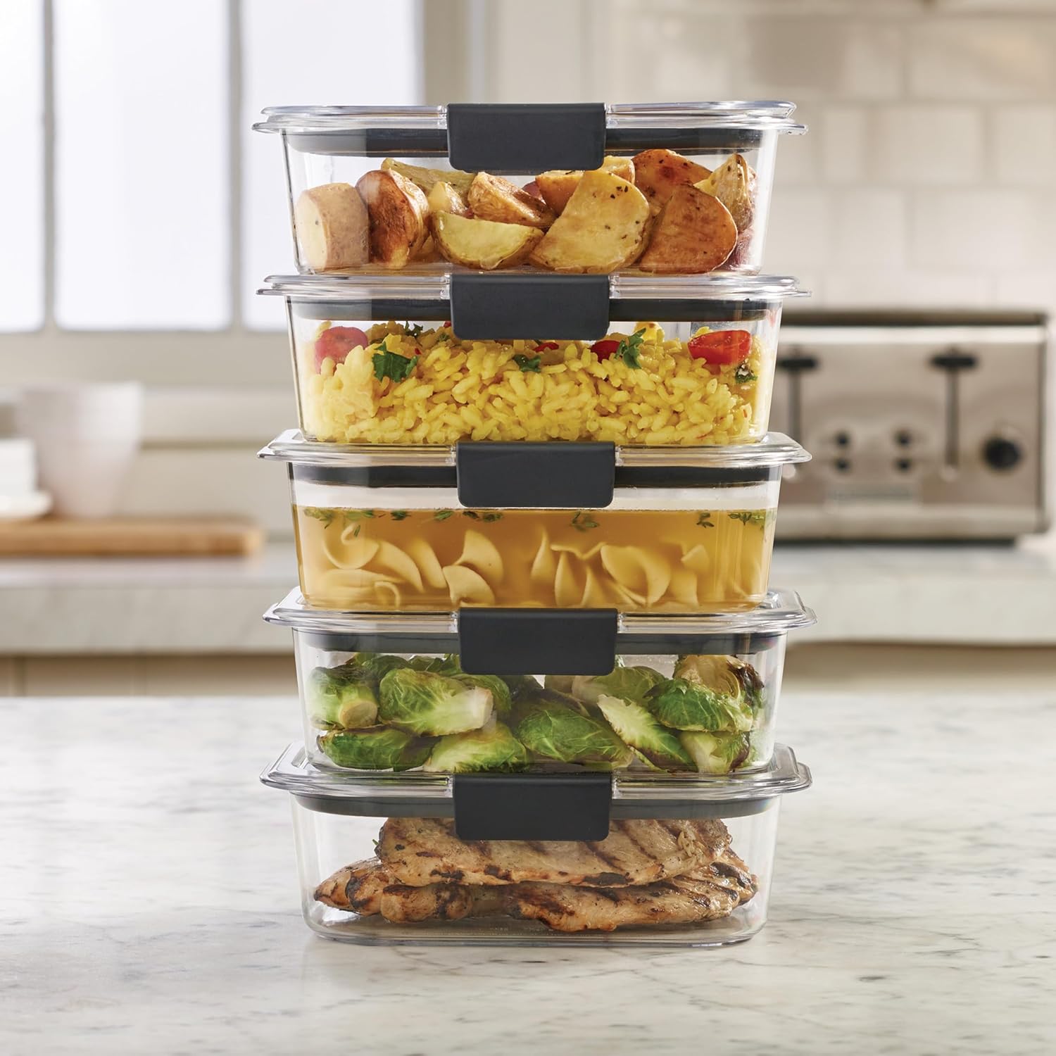 Rubbermaid Brilliance Pantry Food Storage Containers Set - How It Compares