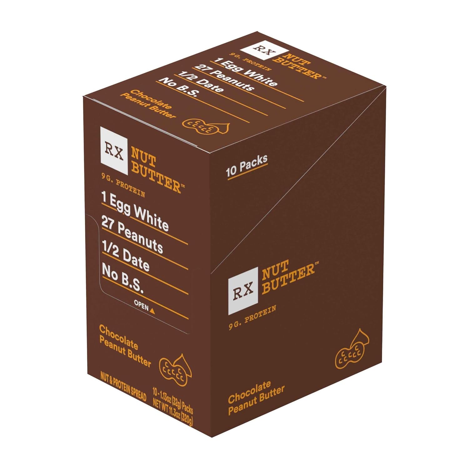 RX Nut Butter Peanut Butter Squeeze Pack 10 Count Review