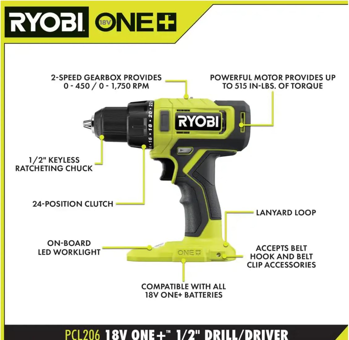Ryobi ONE+ 18V Cordless Random Orbit Sander PCL406B - Design and Build Quality