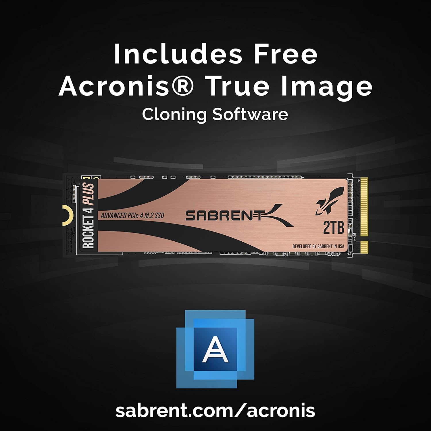 Sabrent Rocket 4 Plus NVMe SSD 2TB PCIe Gen4 - Key Specifications