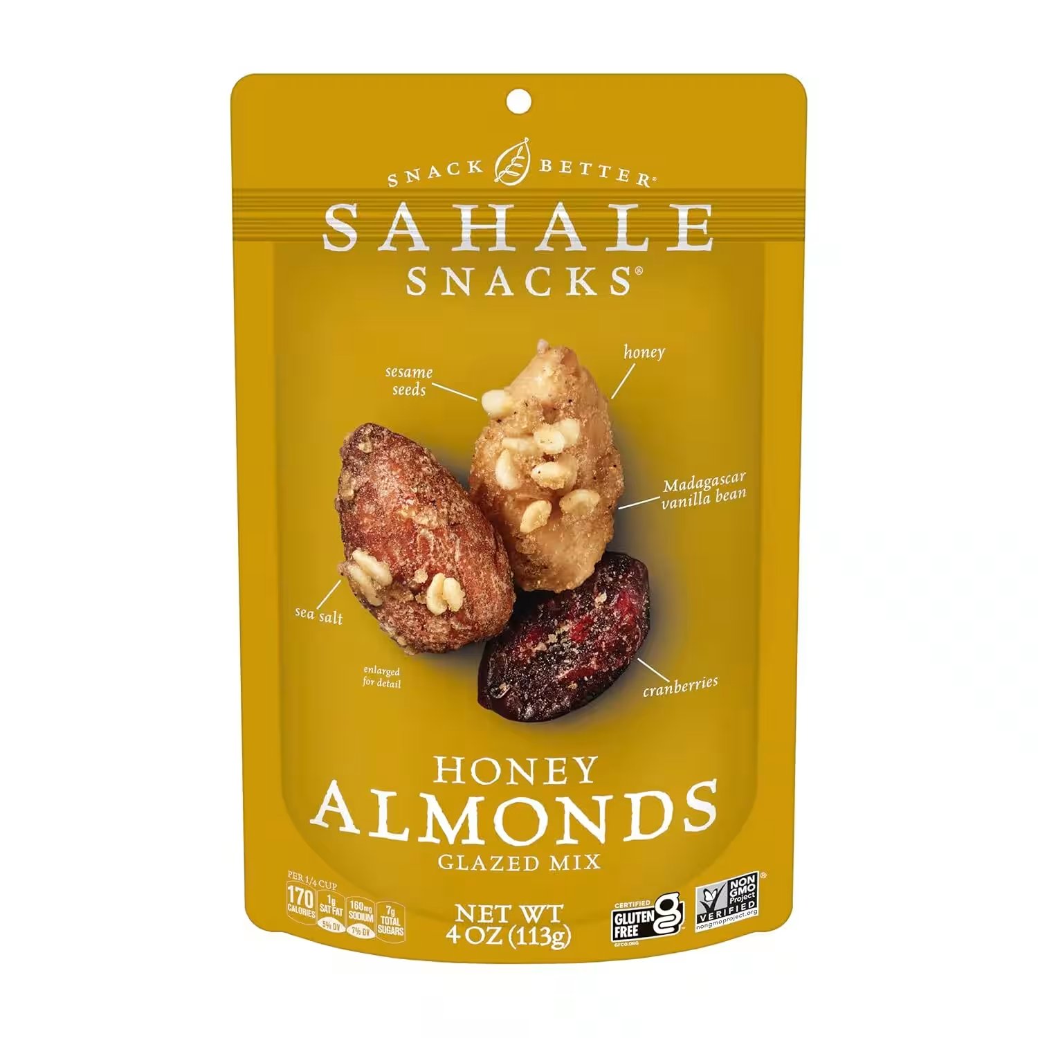 Sahale Snacks Glazed Mix Almonds Cranberries 4oz 6 Pack Review