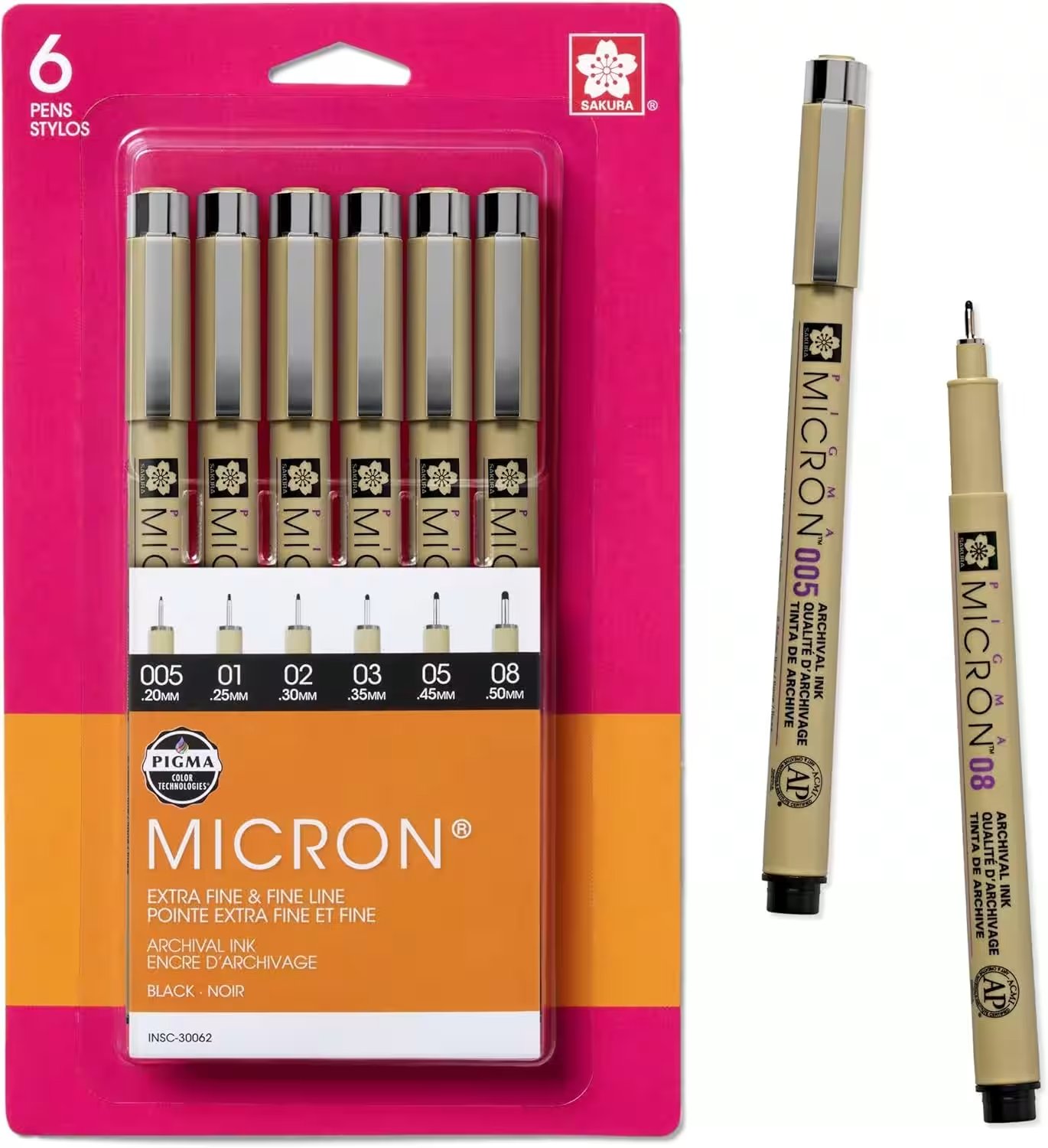 Sakura Pigma Micron Fineliner Pens Set of 6 Review
