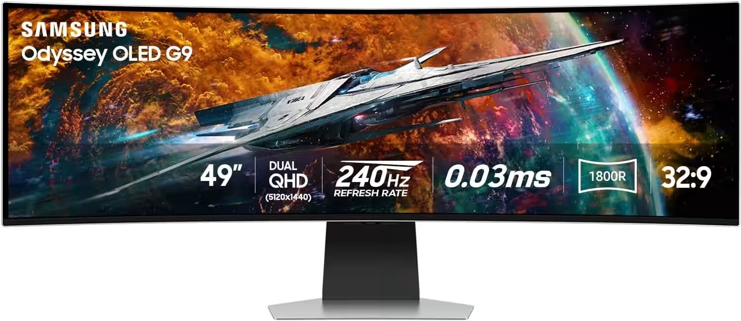 Samsung Odyssey G9 G95SC 49 Inch OLED Curved Monitor Review