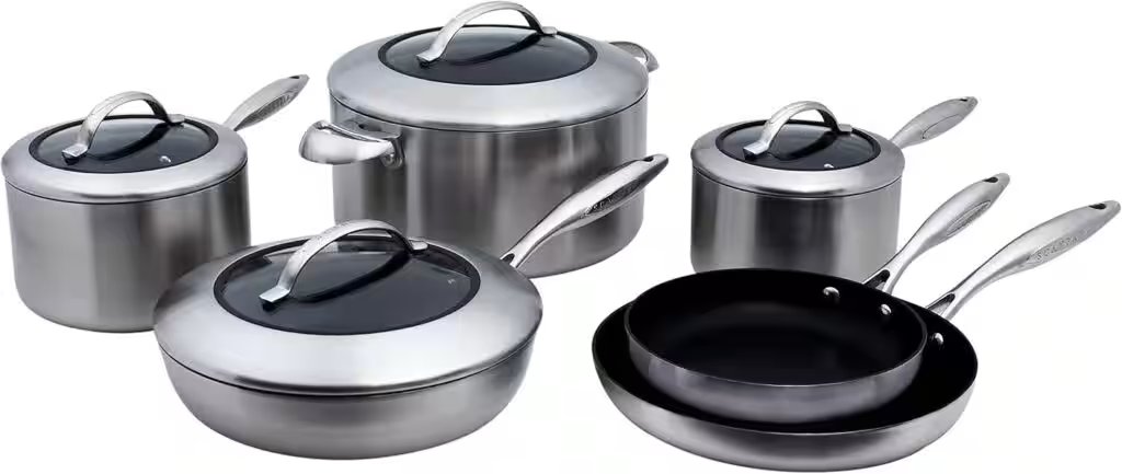 Scanpan CTX 10 Piece Cookware Set Stainless Nonstick Review: We Tested the Amazon Bestseller So You Don't Have To - Product Image