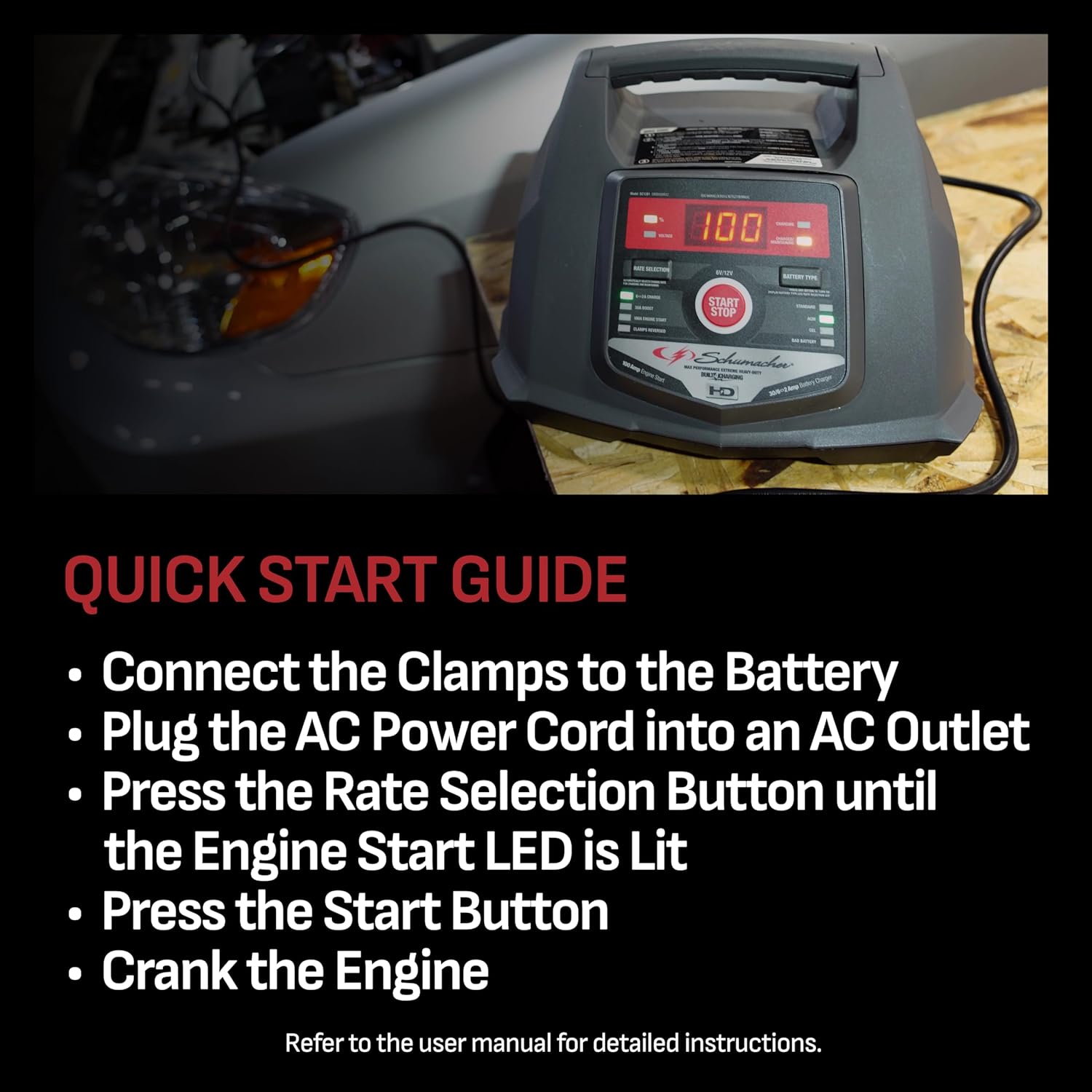 Schumacher SC1281 Battery Charger Maintainer - Design and Build Quality