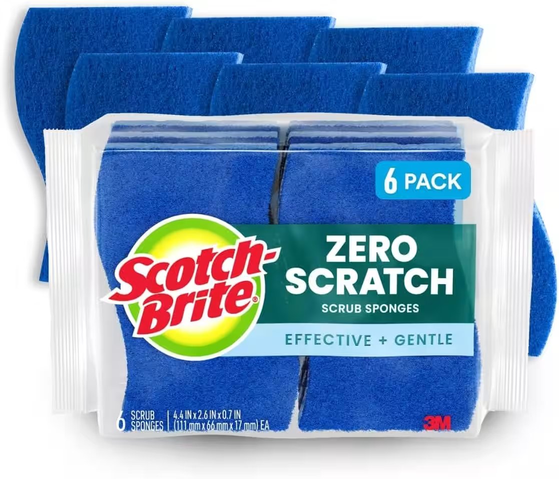 Scotch-Brite Non-Scratch Scrub Sponges 6 Count Review