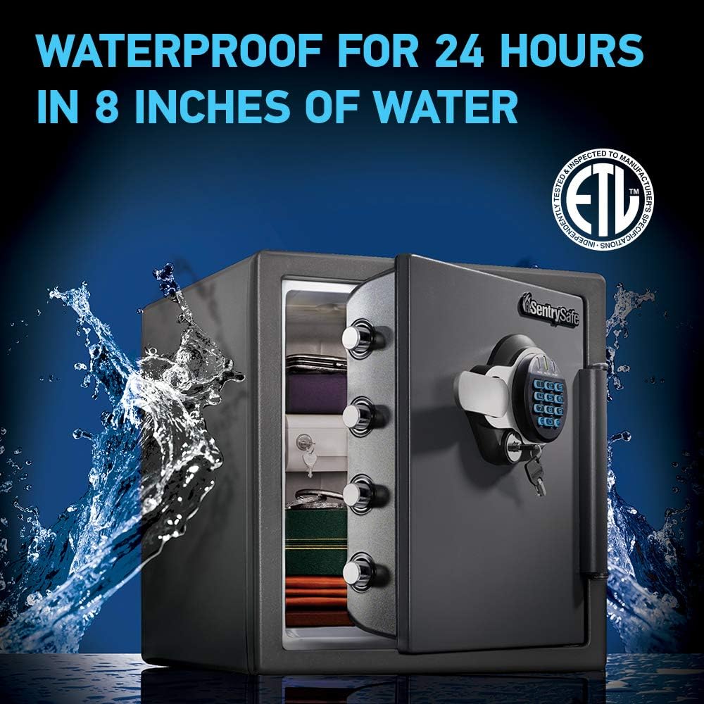 SentrySafe SFW123GDC Fireproof Waterproof Safe 1.23 Cu Ft - Design and Build Quality