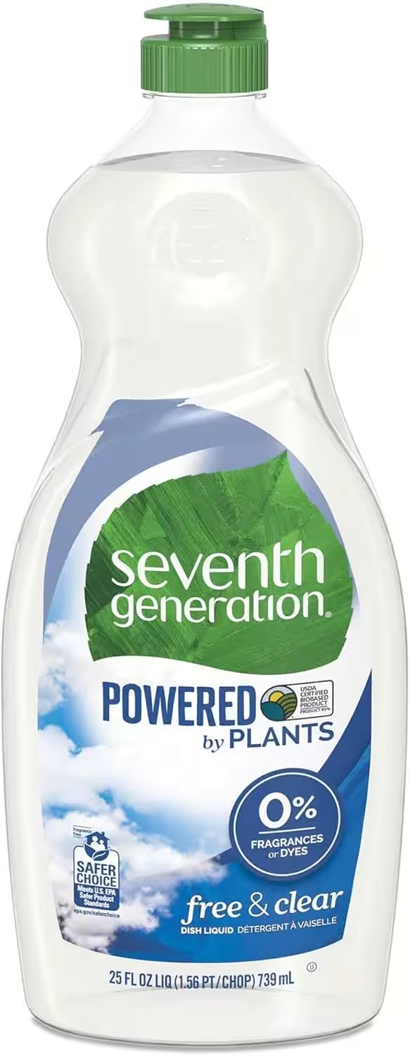 Seventh Generation Dish Soap Free & Clear 25oz Review