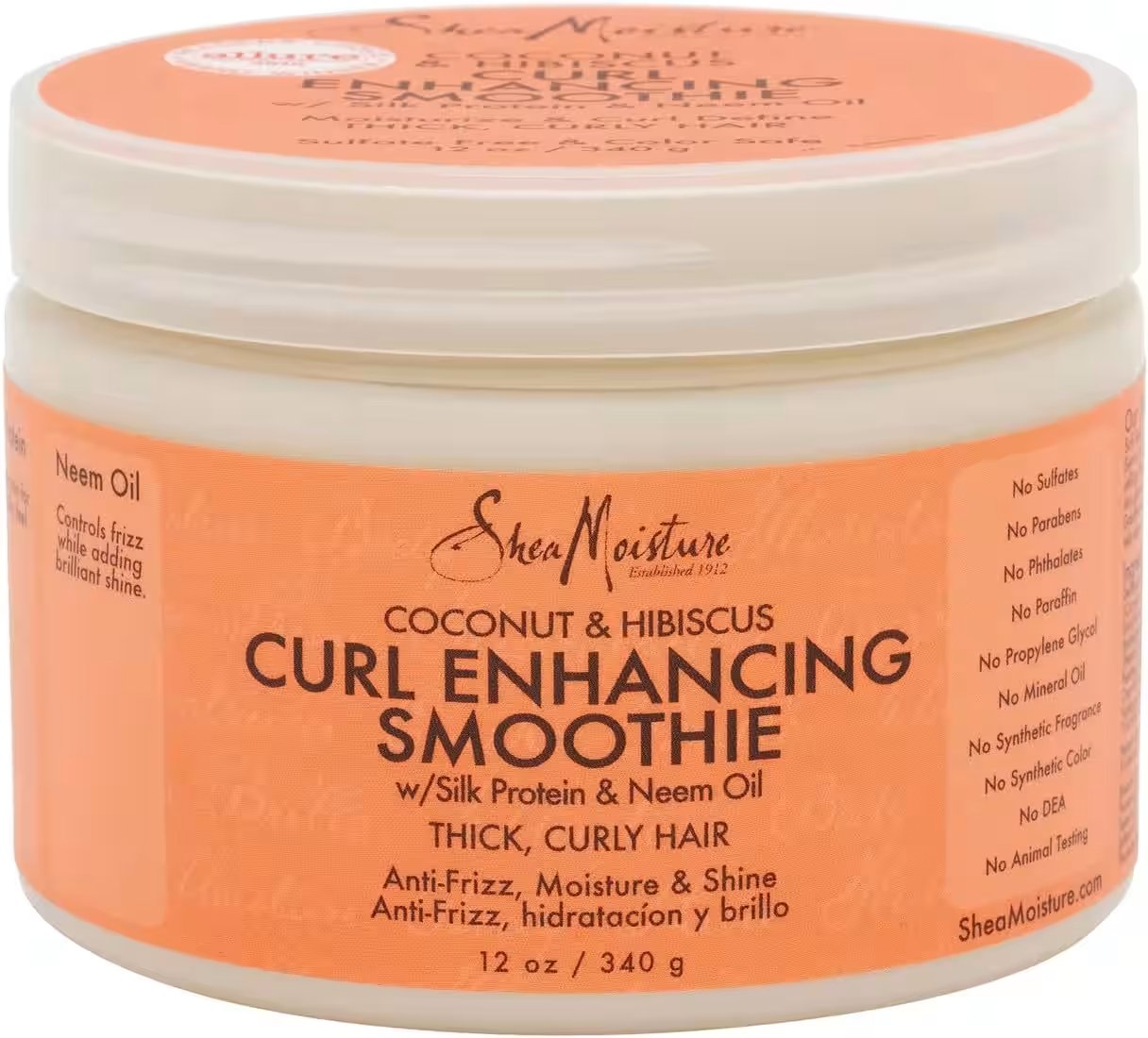 SheaMoisture Coconut Hibiscus Curl Enhancing Smoothie 12oz Review