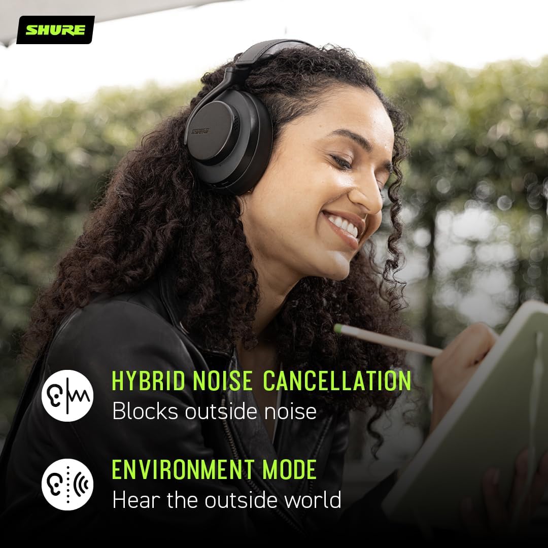 Shure AONIC 50 Gen 2 Wireless Noise Cancelling Headphones - Design and Build Quality