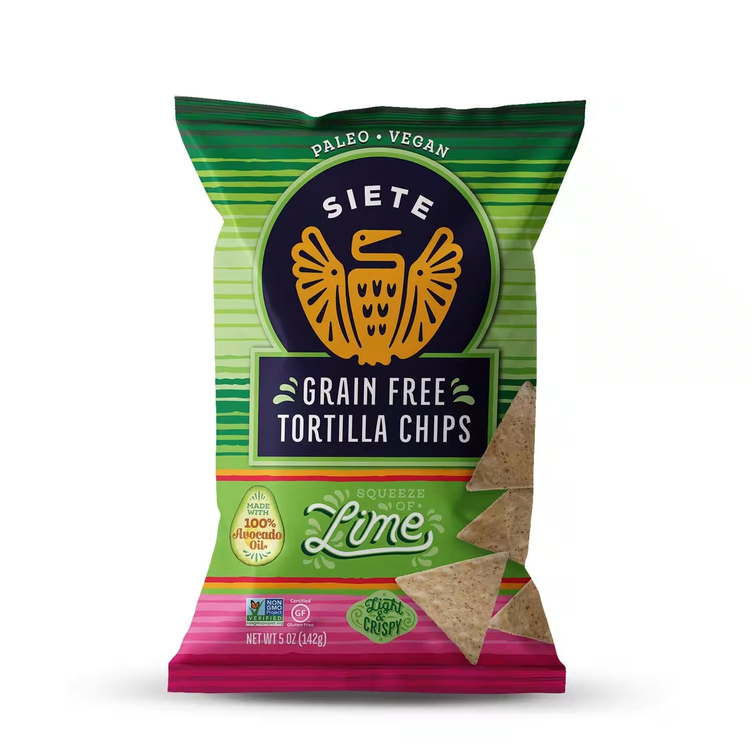 Siete Grain Free Tortilla Chips Lime 5oz 6 Pack Review