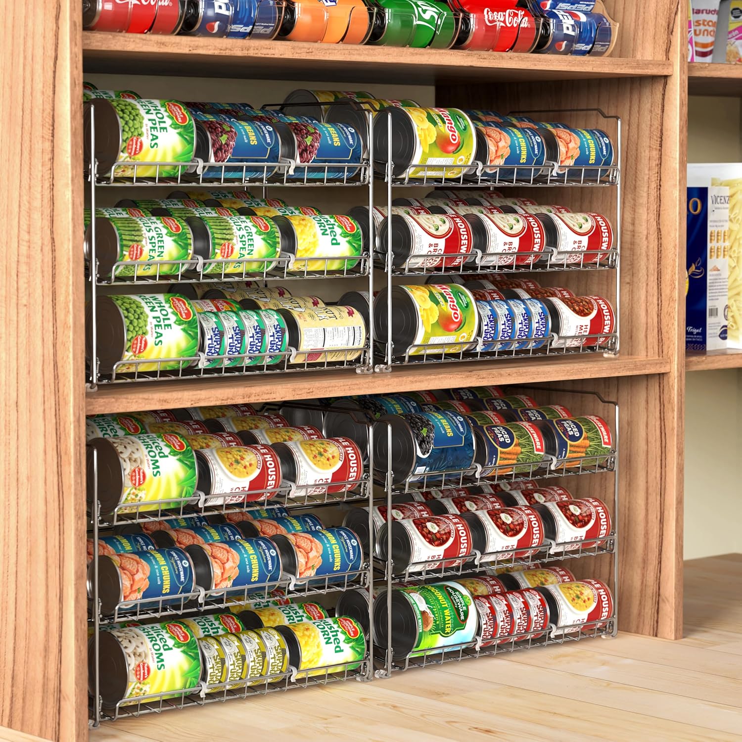 SimpleHouseware Stackable Can Rack Organizer - Key Specifications