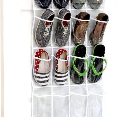 SimpleHousewares Crystal Clear Over The Door Hanging Shoe Organizer Review 2026: Our Honest Verdict After Weeks of Testing - Product Image