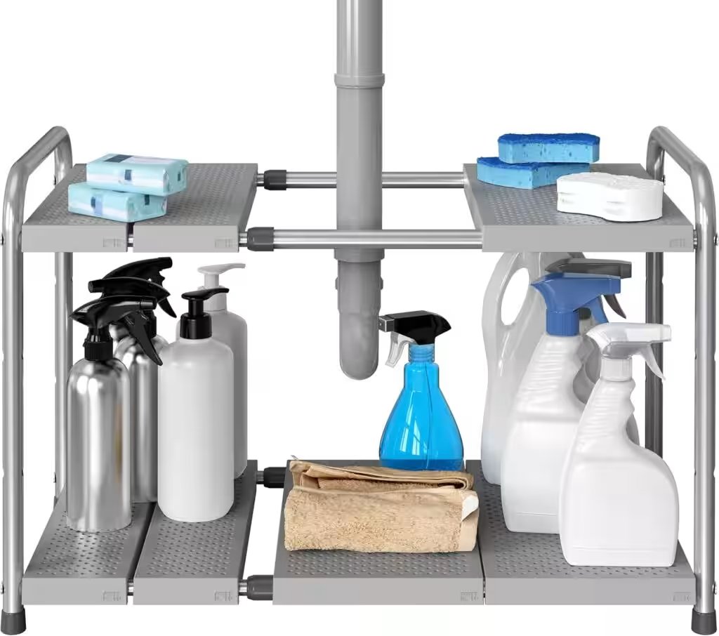 SimpleHousewares Stackable 2 Tier Under Sink Cabinet Organizer Review 2026: Our Honest Verdict After Weeks of Testing - Product Image
