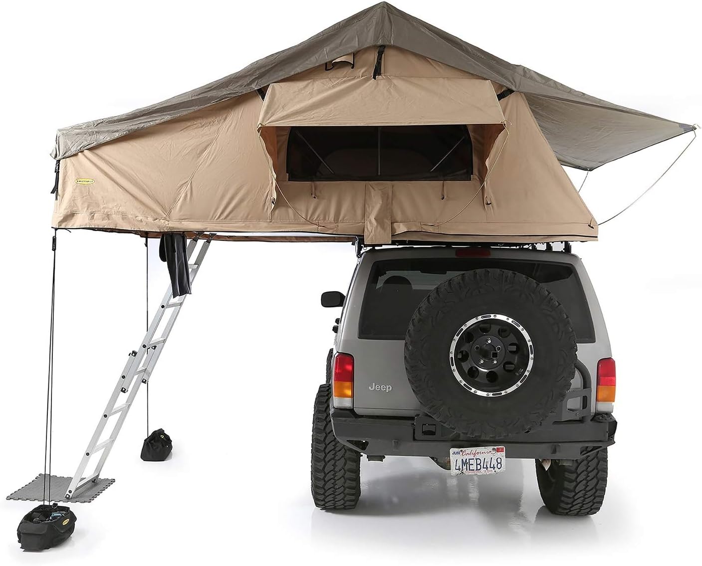 Smittybilt Overlander XL Rooftop Tent 2-3 Person - Design and Build Quality