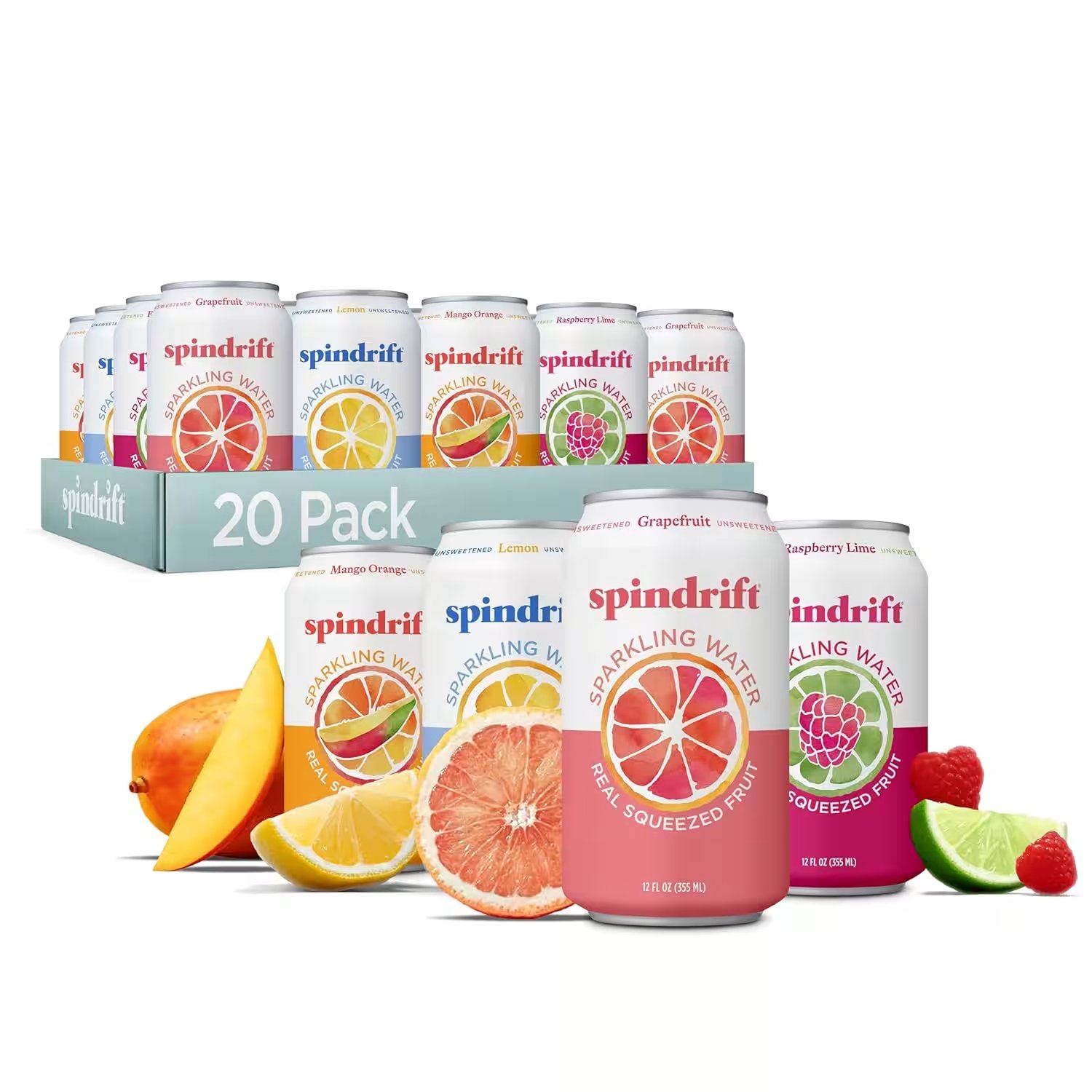 Spindrift Sparkling Water Variety Pack 12oz 20 Pack Review