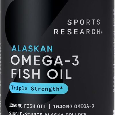 Sports Research Omega-3 Fish Oil Triple Strength 180 Softgels Review: The 12,000+-Review Amazon Hit — Worth Your Money? - Product Image