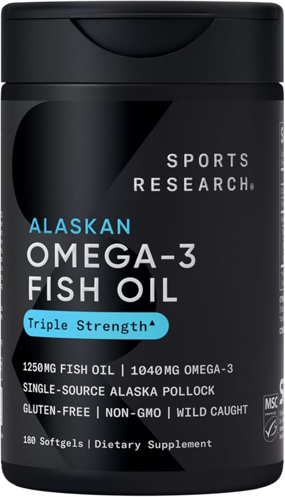 Sports Research Omega-3 Fish Oil Triple Strength 180 Softgels Review: The 12,000+-Review Amazon Hit — Worth Your Money? - Product Image