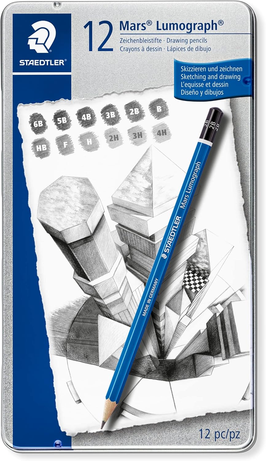 Staedtler Mars Lumograph Graphite Pencil Set 12 Pack Review