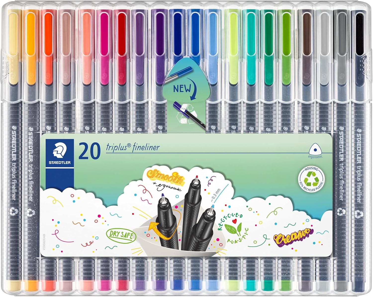 Staedtler Triplus Fineliner Pens 20 Color Set Review